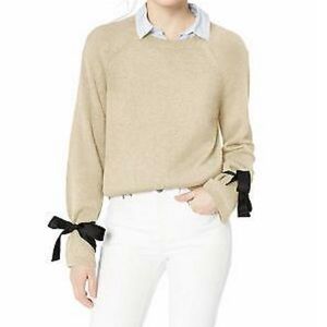 J.Crew Factory Tie Sleeve Sweater
